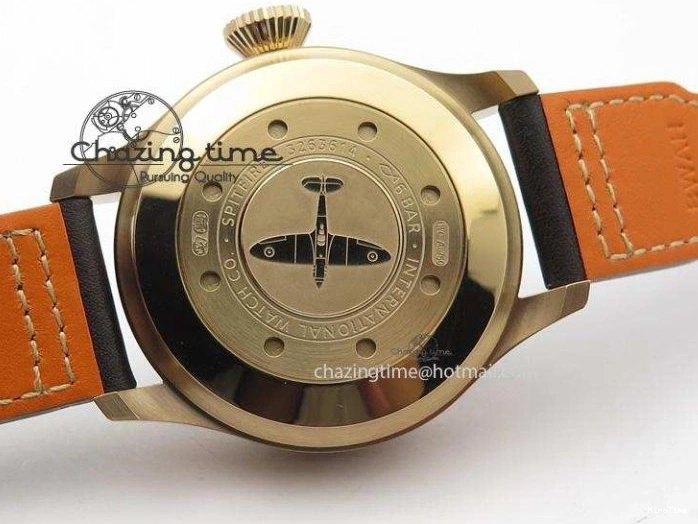 MIROTIME 0226 Big Pilot Real PR 2016 IW500917 RG ZF Best Edition Gray Dial On Brown Leather Strap A Modern 7290